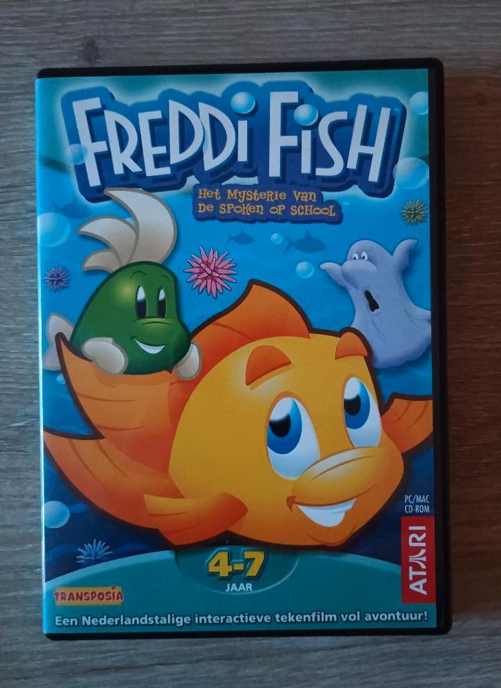 pc freddi fish 2 het mysterie van de spoken op school, Spelcomputers en Games, Games | Pc, Gebruikt, Puzzel en Educatief, 1 speler