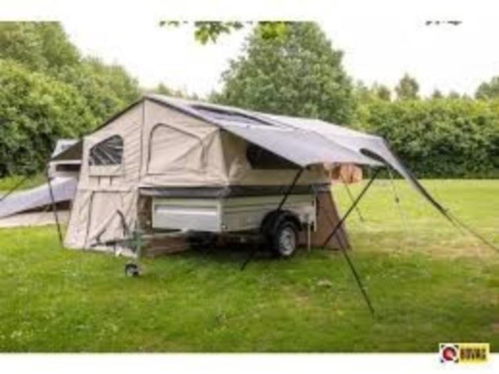 Campooz Fat Freddy 2024-zgan, 3 weken gebruikt + extra's, Caravans en Kamperen, Vouwwagens, Campooz, Ophalen