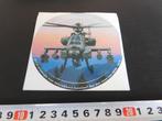 sticker leger luchtmacht apache helicopter, Verzamelen, Stickers, Ophalen, Zo goed als nieuw, Bedrijf of Vereniging