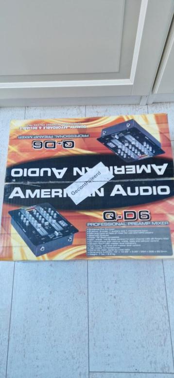 American Audio QD 6 Mixer - Zo Goed Als Nieuw! beschikbaar voor biedingen