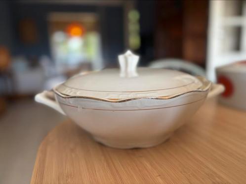 Vintage dekschaal Boch Frères La Louvière izgst. ca 1930, Antiek en Kunst, Antiek | Schalen, Ophalen of Verzenden