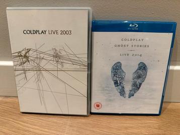 Coldplay Live 2014 (Blu-ray en CD) en Live 2003 (DVD en CD) beschikbaar voor biedingen