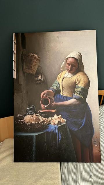 Melkmeisje groot canvas beschikbaar voor biedingen