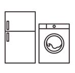 Wasmachine of koelkast, Witgoed en Apparatuur, Ophalen, Gebruikt