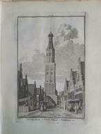 371-372*/ Zuiderkerk en Torenstraat te Medemblik gravure, Antiek en Kunst, Kunst | Etsen en Gravures, Ophalen of Verzenden