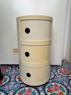 Vintage kartell componibili wit geel, Ophalen, Zo goed als nieuw, Kunststof, Minder dan 55 cm