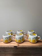 6 Theemokken met Citroenen Print, Glas of Glazen, Keramiek, Nieuw, Ophalen of Verzenden