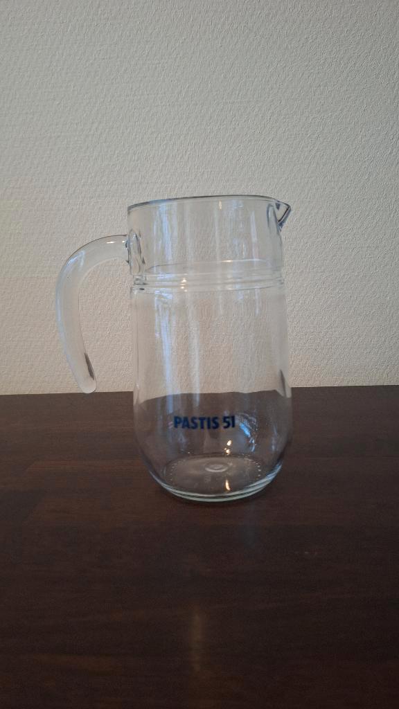 PASTIS 51 glazen schenkkan karaf perfecte staat anijs 1951, Antiek en Kunst, Curiosa en Brocante, Ophalen of Verzenden