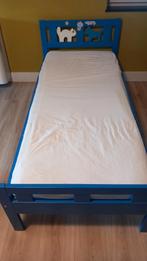 Blauw Ikea kinderbedje, Kinderen en Baby's, Kinderkamer | Bedden, Ophalen, 70 tot 85 cm, 140 tot 160 cm, Zo goed als nieuw
