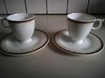 2 hutschenreuther  espresso kop en schotels ballerine, Ophalen of Verzenden, Porselein, Overige stijlen, Kop(pen) en/of Schotel(s)
