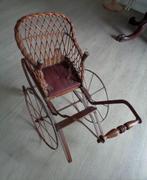 Wandelwagen antiek voor antieke pop of beer, authentiek, Antiek en Kunst, Ophalen