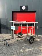Gebruikte steiger aanhanger te koop, Doe-het-zelf en Verbouw, Steigers, Ophalen, Gebruikt, Rolsteiger of Kamersteiger, 5 meter of hoger