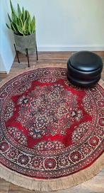 Vloerkleed Kleed Rood Chiraz Vintage Retro Rond 140 cm, Huis en Inrichting, Stoffering | Tapijten en Kleden, Ophalen of Verzenden