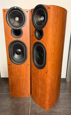 KEF Q7 zuilen speakers “TOP STAAT” (Dark Apple), Audio, Tv en Foto, Luidsprekers, Zo goed als nieuw, 120 watt of meer, Front, Rear of Stereo speakers
