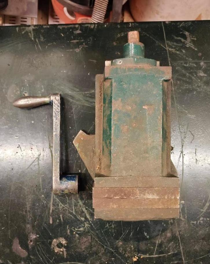 Machineklem 125mm - draaibaar, Doe-het-zelf en Verbouw, Gereedschap | Machine-onderdelen en Toebehoren, Gebruikt, Ophalen