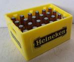 Heineken Flesopener Bierkratje geel, Ophalen of Verzenden, Gebruikt, Flesopener, Heineken