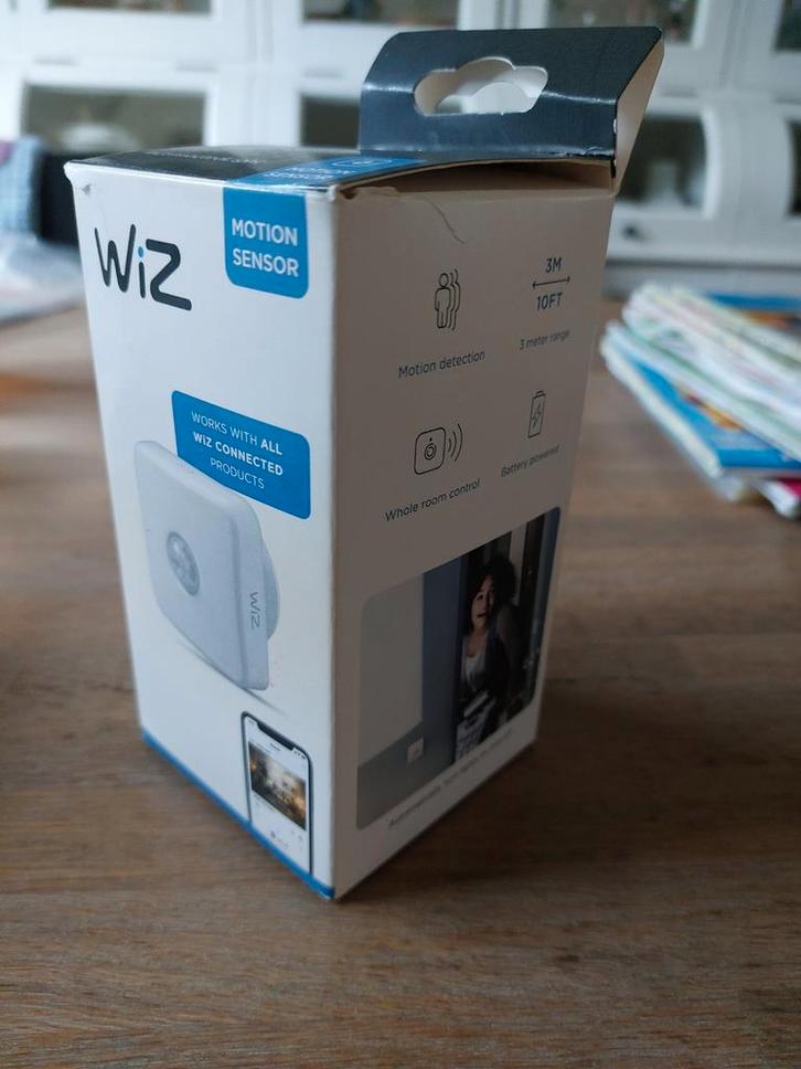 Wiz Bewegingssensor - Slimme Verlichting, Doe-het-zelf en Verbouw, Alarmsystemen, Nieuw, Detector, Sensor of Melder, Beweging