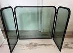 Haardscherm, glas / metaal, Huis en Inrichting, Haarden, Ophalen, Zo goed als nieuw, Overige soorten