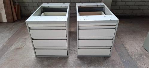 Retro vintage ladeblokken, Huis en Inrichting, Bureaus, Gebruikt, Bureau, Ophalen