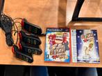 Buzz The Music Quiz + 4 controllers PlayStation 2, Puzzel en Educatief, Ophalen of Verzenden, Zo goed als nieuw, 3 spelers of meer