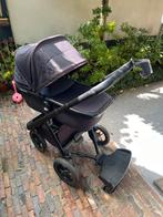 Supercomplete Dubatti kinderwagen zwart, Kinderen en Baby's, Kinderwagens en Combinaties, Gebruikt, Verstelbare duwstang, Combiwagen