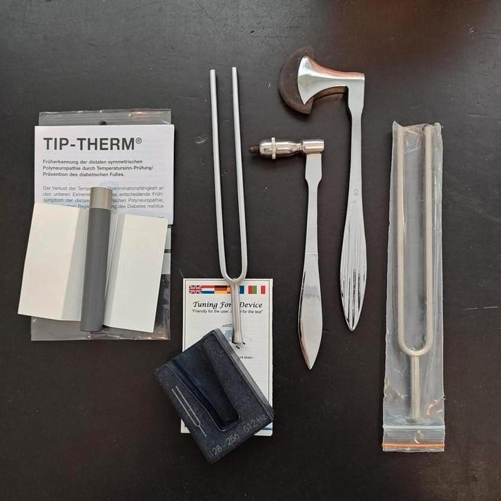 Instrumenten praktijk podotherapie/fysiotherapie of pedicure, Diversen, Verpleegmiddelen, Zo goed als nieuw, Ophalen