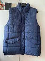 Blauwe gewatteerde bodywarmer, Kleding | Heren, Bodywarmers, Ophalen of Verzenden, Zo goed als nieuw, Maat 48/50 (M), Blauw