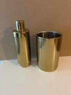 Gouden Cocktail Shaker Set, Ophalen, Zo goed als nieuw