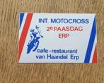 Sticker Intern. motorcross ERP, Cafe Haandel, Pasen, Ophalen of Verzenden, Zo goed als nieuw