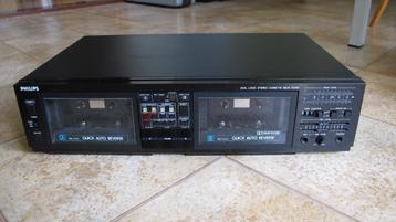 Philips - dubbel cassette deck - FC567 beschikbaar voor biedingen