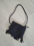 Zwart Schoudertasje met Franjes, Ophalen of Verzenden