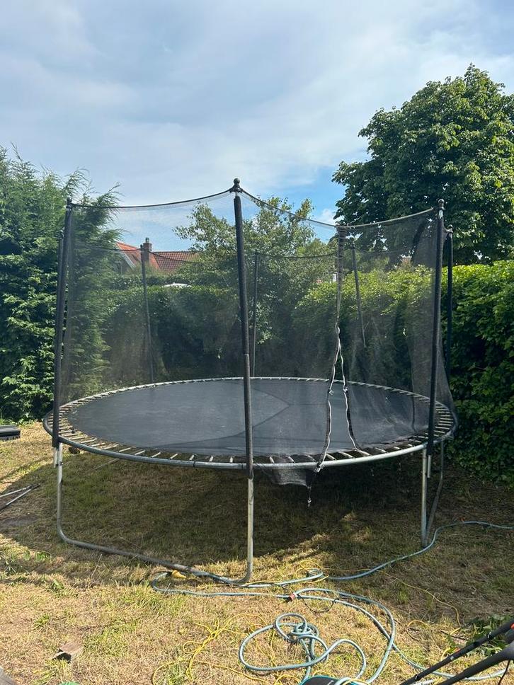 366x89 trampoline, Kinderen en Baby's, Speelgoed | Buiten | Trampolines, Zo goed als nieuw, Ophalen of Verzenden