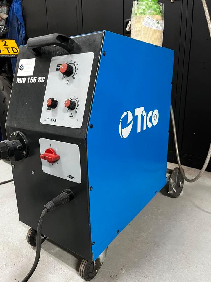 Tico 155Ampere 230v mig co2 lasapparaat (zo goed als nieuw), Doe-het-zelf en Verbouw, Gereedschap | Lasapparaten, Zo goed als nieuw