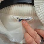 Adidas sporty creme bodywarmer faux fur rand S/M art 50049, Maat 38/40 (M), Adidas, ., Wit
