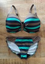 Prima donna bikini 80 F broekje 38 ZGAN blauw khaki 80F, Blauw, Ophalen of Verzenden, Zo goed als nieuw, Bikini