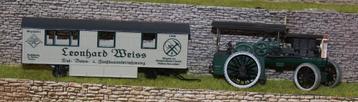 1883 Marklin Diesel tractor met werkwagen Leonard Weiss beschikbaar voor biedingen