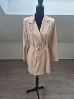 Mooie lange blazer. L, Maat 38/40 (M), Verzenden, Beige, Zo goed als nieuw