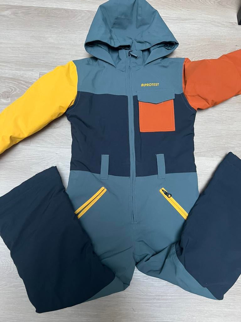 Protest ski jumpsuit 116 cm, Ophalen, Zo goed als nieuw, Overige maten, Overige typen