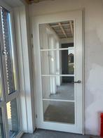 Opdekdeuren compleet met kozijn en beslag, Ophalen, 215 cm of meer, Binnendeur, Glas