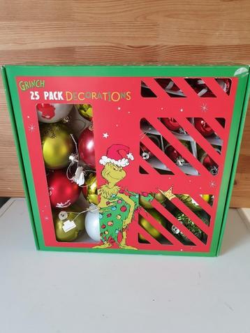 Kerst - Nieuw Hallmark Grinch 25 pack decorations - Lees!!! beschikbaar voor biedingen