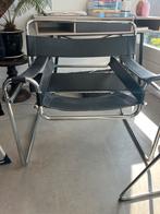 Marcel Breuer stoelen, Huis en Inrichting, Stoelen, Gebruikt, Twee, Zwart, Leer