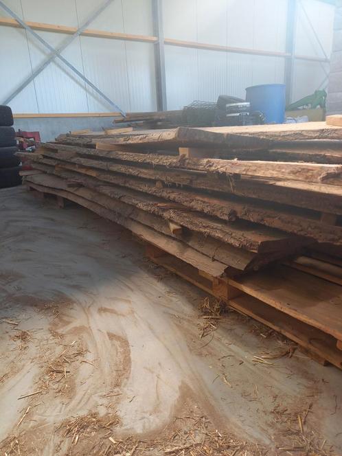 Eiken planken, 1 partij, Doe-het-zelf en Verbouw, Hout en Planken, Zo goed als nieuw, Plank, Eiken, 300 cm of meer, 25 tot 50 mm