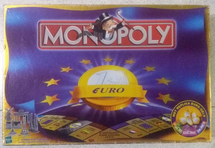 Monopoly Euro editie, Hobby en Vrije tijd, Gezelschapsspellen | Bordspellen, Gebruikt, Een of twee spelers, Drie of vier spelers