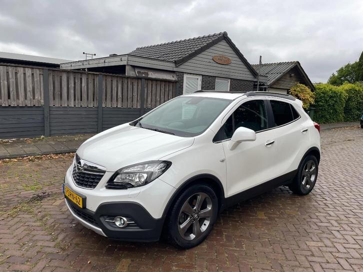 Opel Mokka 1.4 Turbo | Automaat | 2013 | Wit, Auto's, Opel, Particulier, Mokka, 4x4, Achteruitrijcamera, Airbags, Airconditioning