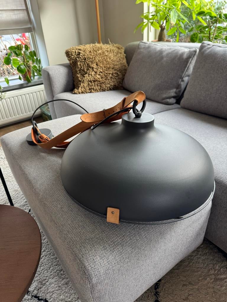 Zuiver Dek Hanglamp 51 cm antraciet, Ophalen, Gebruikt, Metaal, 50 tot 75 cm