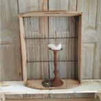 Brocante/industrieel dienblad, zeef, Antiek en Kunst, Curiosa en Brocante, Ophalen