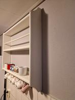 Keuken Wandrek met Haken, Met plank(en), Minder dan 50 cm, Gebruikt, Ophalen of Verzenden