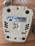 Oude PTT T65-TDK Telefoon - Werkend, Ophalen of Verzenden, Gebruikt, Met draaischijf