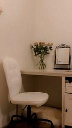Bureau (met spiegel) en bureaustoel, Huis en Inrichting, Tafels | Sidetables, 100 tot 150 cm, Gebruikt, Rechthoekig, 50 tot 75 cm