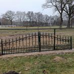 Compleet donkergroen sierhekwerk, Ophalen, Gebruikt, 100 tot 150 cm, IJzer